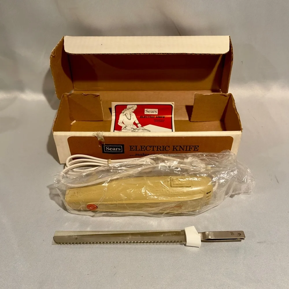 Vintage Electric Knife Meat Carving Tool 70s